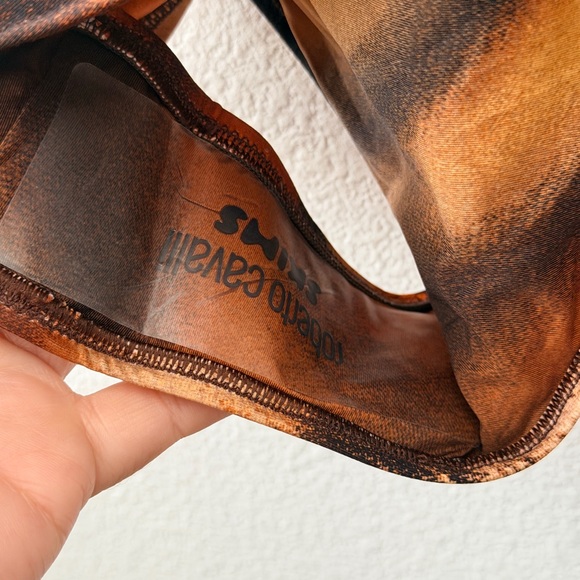 NWT Skims X Roberto Cavalli Scoop Neck One Piece In Tiger Face Print Size Small - Picture 5 of 6